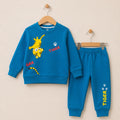 Kids’ Blue Tiger Printed Sweatshirt & Jogger Set